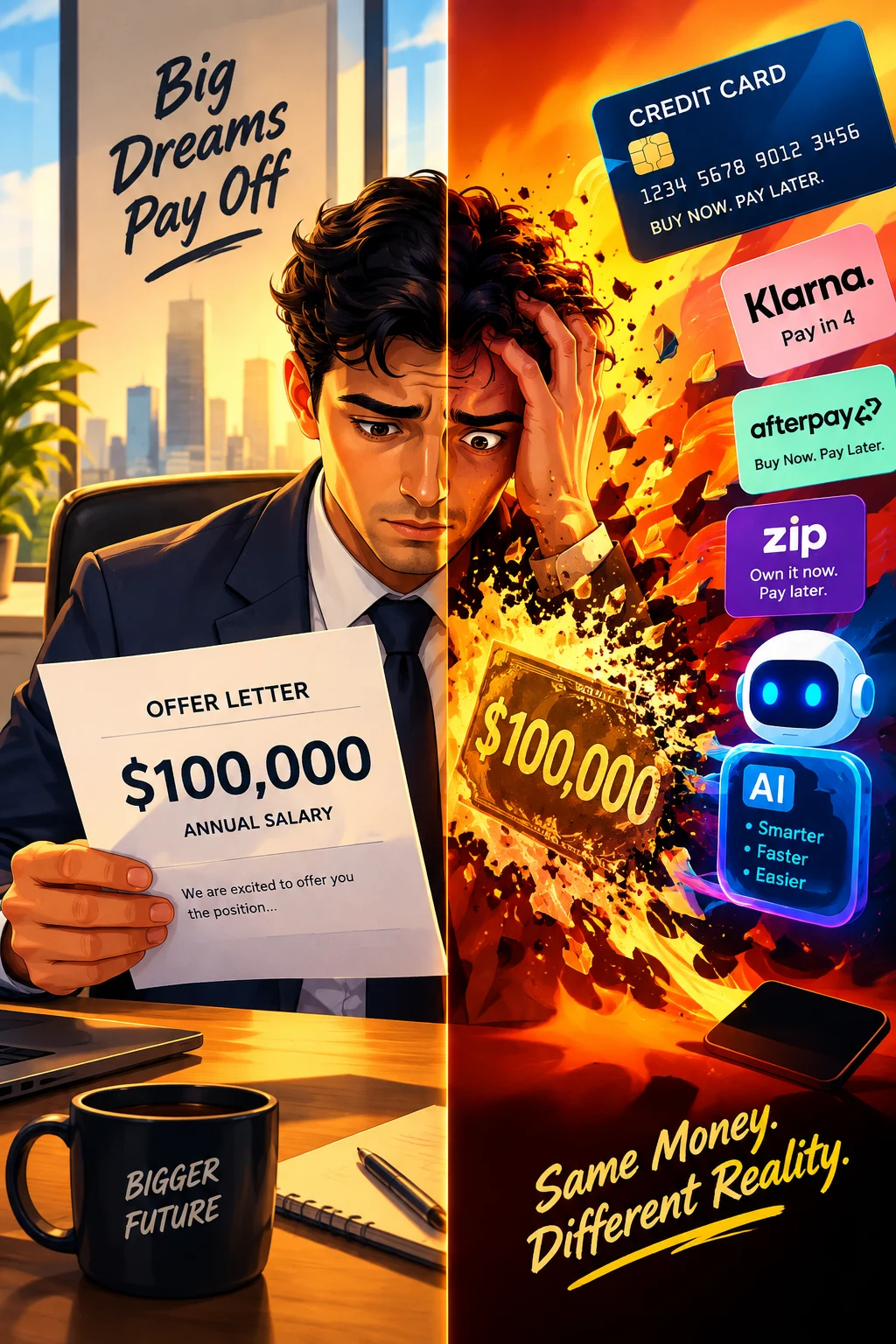 $100K, Two Financial Realities