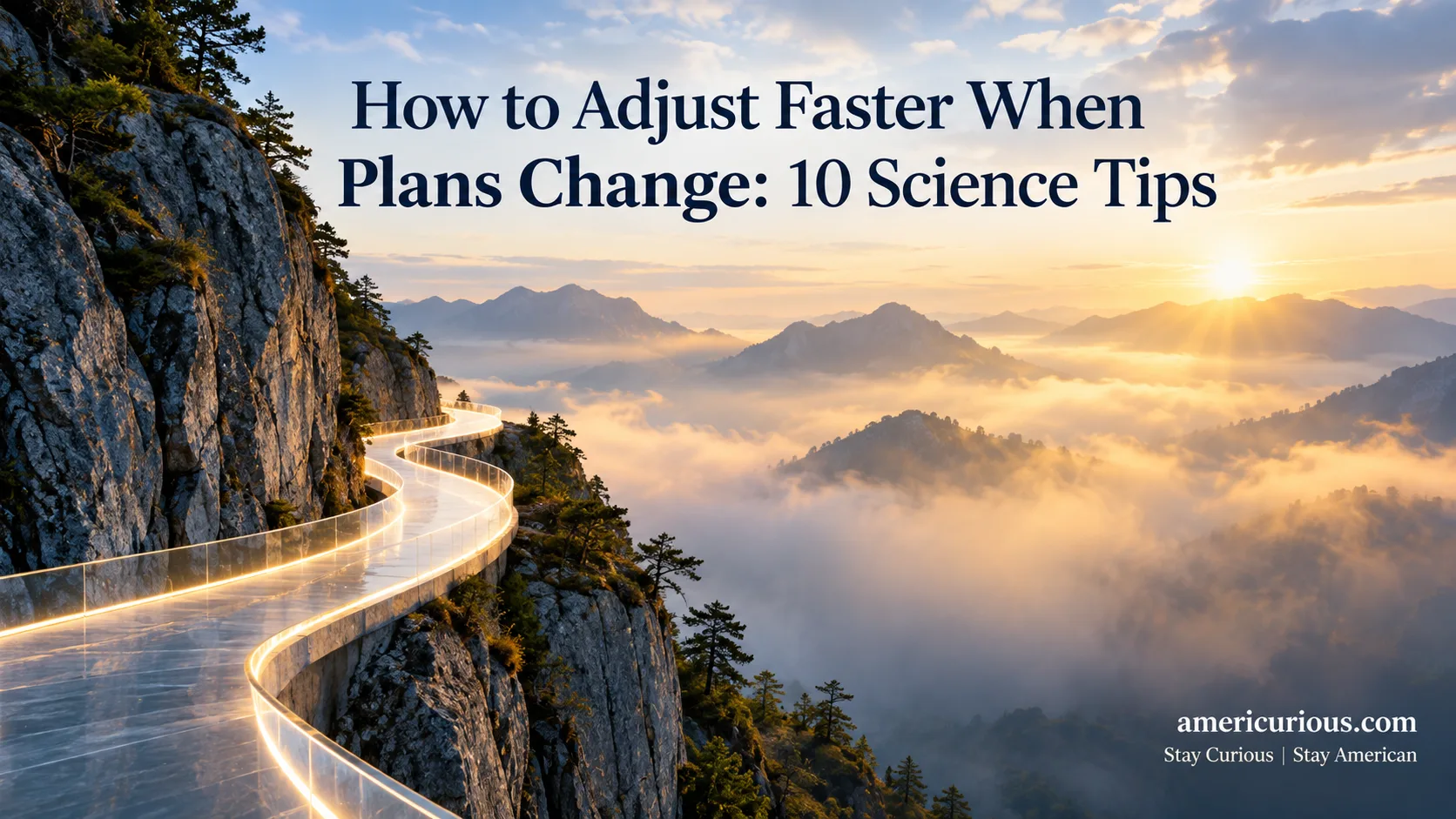 How to Adjust Faster When Plans Change: 10 Science Tips